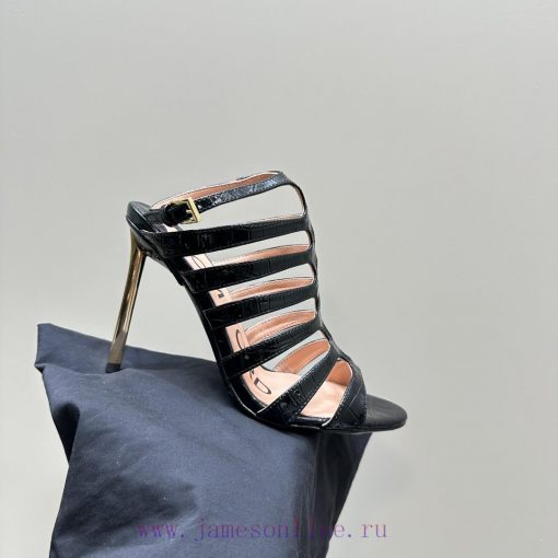 The mostIns hot series, Tomford metal texture decoration with empty high heels2024 Milan Fasa6ezoll1 - Image 8