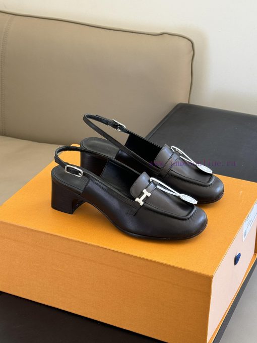 herme…s ss24 new arrival～H Home 24 Spring/Summer Slingback New ProductsSmall square head paio1d9lj3u - Image 2