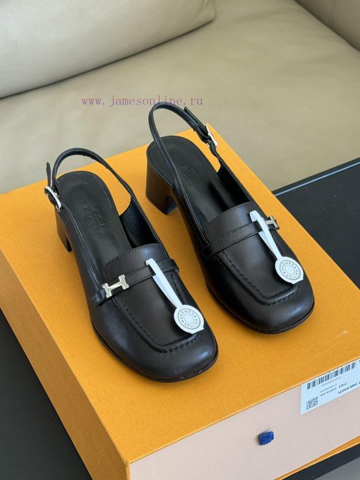 herme…s ss24 new arrival～H Home 24 Spring/Summer Slingback New ProductsSmall square head paio1d9lj3u - Image 3