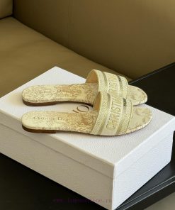 Dior ss24 new arrival～CD Home Classic Embroidered Slippers 24 New ColorsExquisite three-dimes8pw53cv