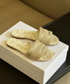 Dior ss24 new arrival～CD Home Classic Embroidered Slippers 24 New ColorsExquisite three-dimegfwhfkxb