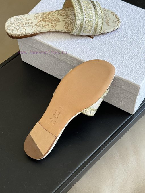 Dior ss24 new arrival～CD Home Classic Embroidered Slippers 24 New ColorsExquisite three-dimes8pw53cv - Image 7