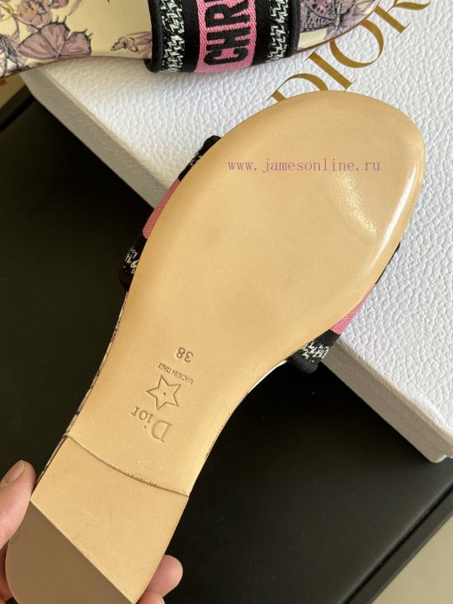 Dior ss24 new arrival～CD Home Classic Embroidered Slippers 24 New ColorsExquisite three-dimevq2ku6kf - Image 7