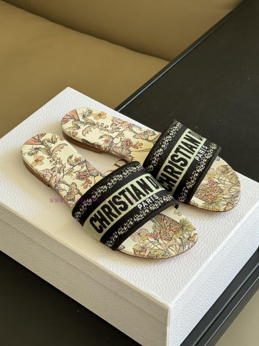 Dior ss24 new arrival～CD Home Classic Embroidered Slippers 24 New ColorsExquisite three-dimelesn8aor - Image 2