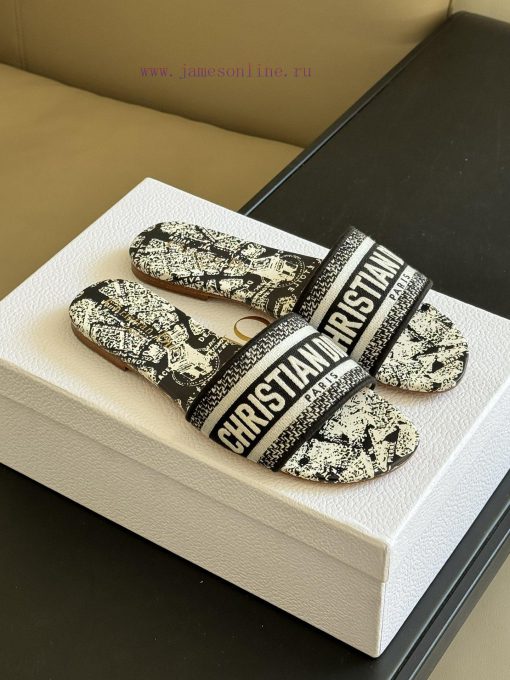 Dior ss24 new arrival～CD Home Classic Embroidered Slippers 24 New ColorsExquisite three-dimev7nskmlz - Image 2