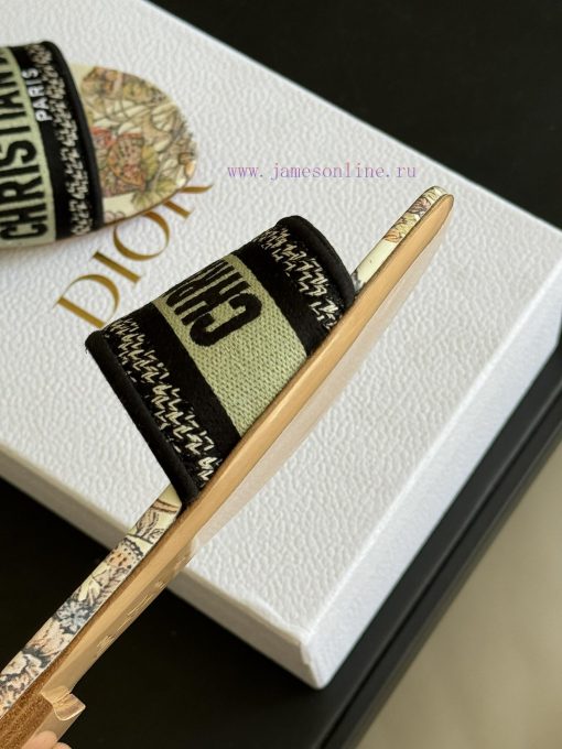 Dior ss24 new arrival～CD Home Classic Embroidered Slippers 24 New ColorsExquisite three-dimelesn8aor - Image 6