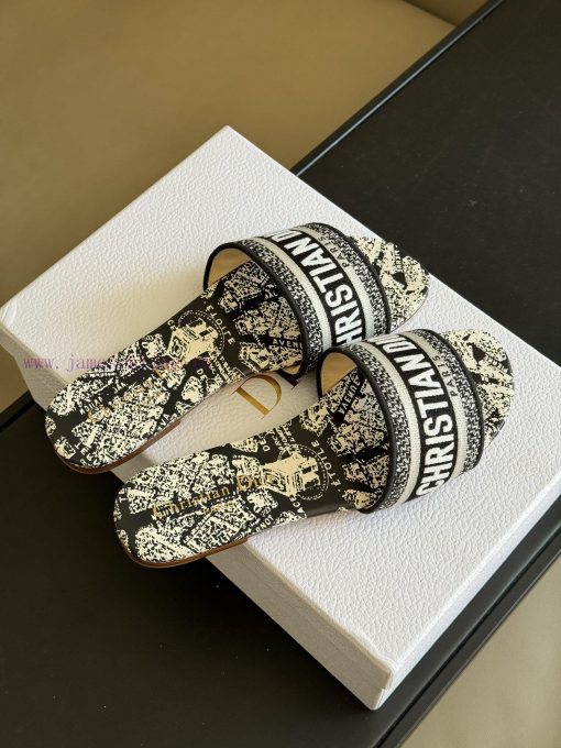 Dior ss24 new arrival～CD Home Classic Embroidered Slippers 24 New ColorsExquisite three-dimev7nskmlz - Image 4