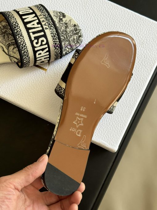 Dior ss24 new arrival～CD Home Classic Embroidered Slippers 24 New ColorsExquisite three-dimeirdiizkv - Image 7