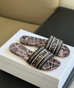 Dior ss24 new arrival～CD Home Classic Embroidered Slippers 24 New ColorsExquisite three-dimemzd6v7qv