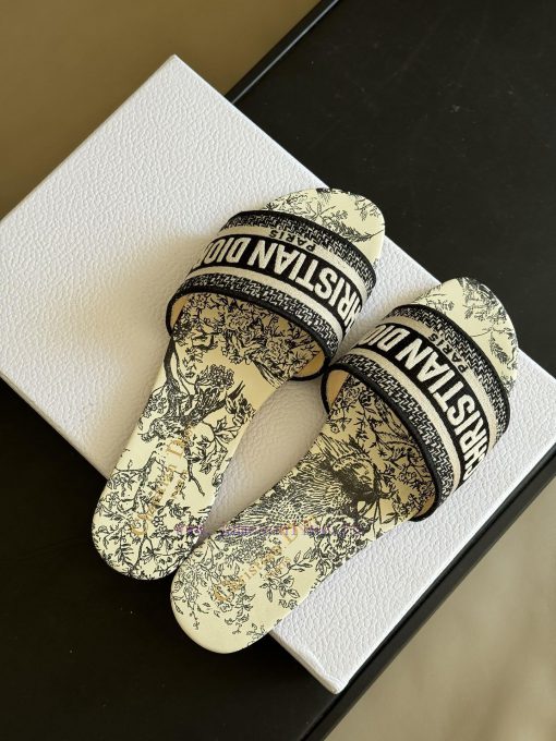 Dior ss24 new arrival～CD Home Classic Embroidered Slippers 24 New ColorsExquisite three-dimef7e53h5j - Image 4