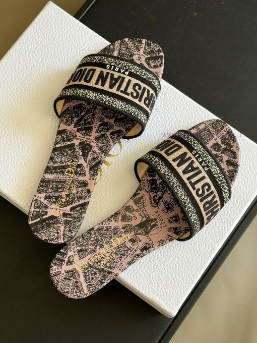 Dior ss24 new arrival～CD Home Classic Embroidered Slippers 24 New ColorsExquisite three-dimemzd6v7qv - Image 4