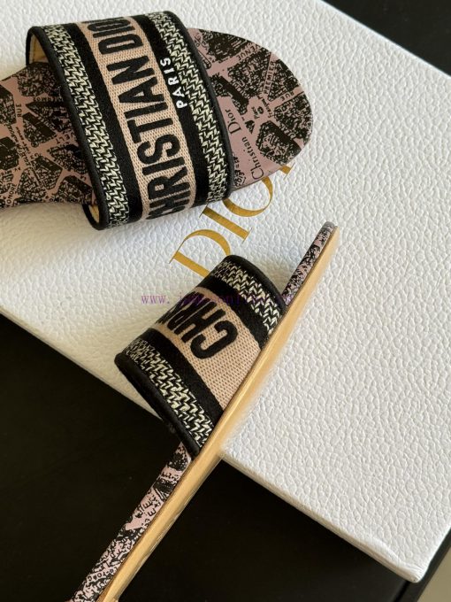 Dior ss24 new arrival～CD Home Classic Embroidered Slippers 24 New ColorsExquisite three-dimemzd6v7qv - Image 6