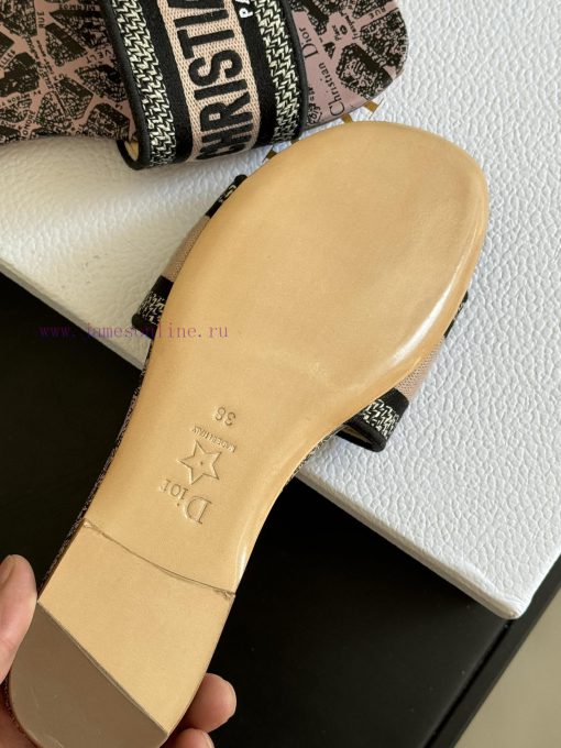 Dior ss24 new arrival～CD Home Classic Embroidered Slippers 24 New ColorsExquisite three-dimemzd6v7qv - Image 7