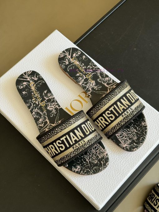 Dior ss24 new arrival～CD Home Classic Embroidered Slippers 24 New ColorsExquisite three-dimeqh8ldz5x - Image 3