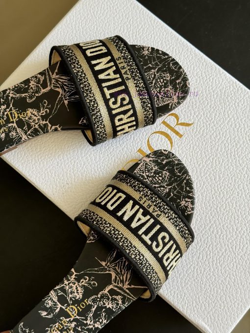 Dior ss24 new arrival～CD Home Classic Embroidered Slippers 24 New ColorsExquisite three-dimeqh8ldz5x - Image 6