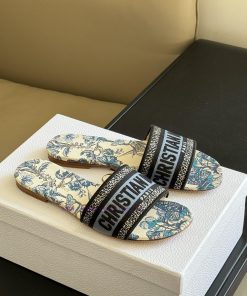 Dior ss24 new arrival～CD Home Classic Embroidered Slippers 24 New ColorsExquisite three-dimeqneiils1