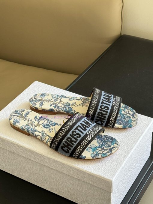 Dior ss24 new arrival～CD Home Classic Embroidered Slippers 24 New ColorsExquisite three-dimeqneiils1 - Image 2