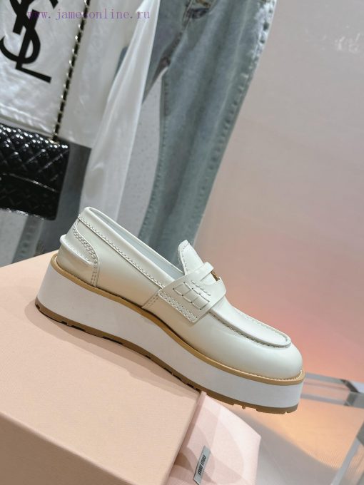 𝐌𝐢𝐮𝐌𝐢𝐮 Top qualityNew Product Launch | Retro Coin Driving Shoes Le Fu ShoesThis gold coin caknwqsgp0 - Image 2