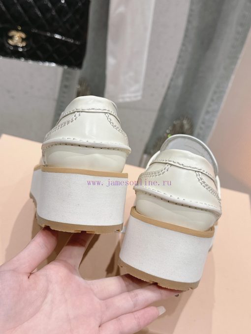 𝐌𝐢𝐮𝐌𝐢𝐮 Top qualityNew Product Launch | Retro Coin Driving Shoes Le Fu ShoesThis gold coin caknwqsgp0 - Image 8