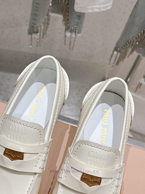 𝐌𝐢𝐮𝐌𝐢𝐮 Top qualityNew Product Launch | Retro Coin Driving Shoes Le Fu ShoesThis gold coin caknwqsgp0 - Image 9