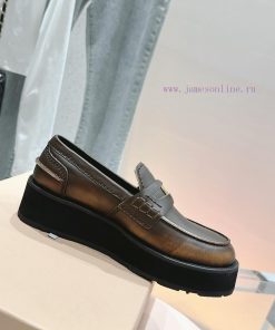 𝐌𝐢𝐮𝐌𝐢𝐮 Top qualityNew Product Launch | Retro Coin Driving Shoes Le Fu ShoesThis gold coin cawwjzg9yr