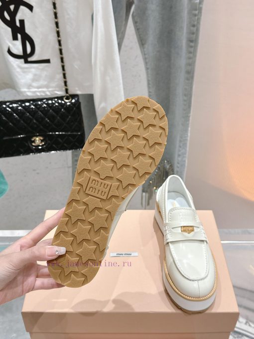 𝐌𝐢𝐮𝐌𝐢𝐮 Top qualityNew Product Launch | Retro Coin Driving Shoes Le Fu ShoesThis gold coin caknwqsgp0 - Image 10