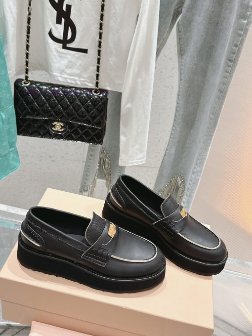 𝐌𝐢𝐮𝐌𝐢𝐮 Top qualityNew Product Launch | Retro Coin Driving Shoes Le Fu ShoesThis gold coin cap0m2ehzv - Image 6