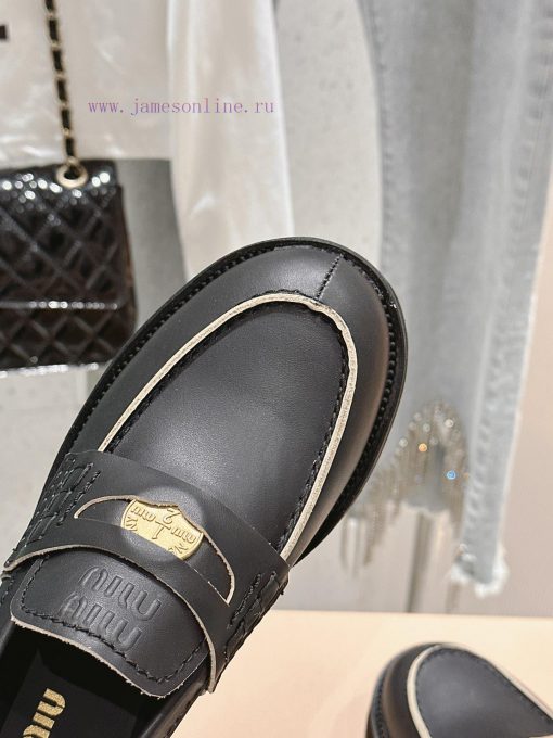 𝐌𝐢𝐮𝐌𝐢𝐮 Top qualityNew Product Launch | Retro Coin Driving Shoes Le Fu ShoesThis gold coin cap0m2ehzv - Image 9