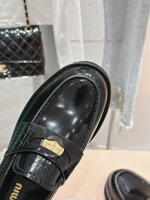 𝐌𝐢𝐮𝐌𝐢𝐮 Top qualityNew Product Launch | Retro Coin Driving Shoes Le Fu ShoesThis gold coin cam655qaf5 - Image 8