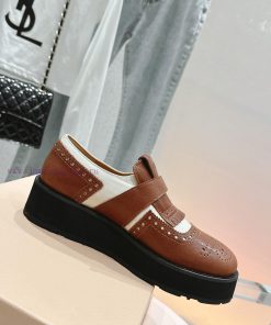 𝐌𝐢𝐮𝐌𝐢𝐮 Miu Miu's new thick soled Block leather shoesSelected imported polished cowhide materg0auacxk