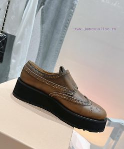 𝐌𝐢𝐮𝐌𝐢𝐮 Miu Miu's new thick soled Block leather shoesSelected imported polished cowhide mater7soy1nwg