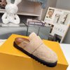 Complete set of high-end gift box packagingLoui& Vuitto& 2024Flat bottomed sandals 🦋 ️Genuin42q1s5lr