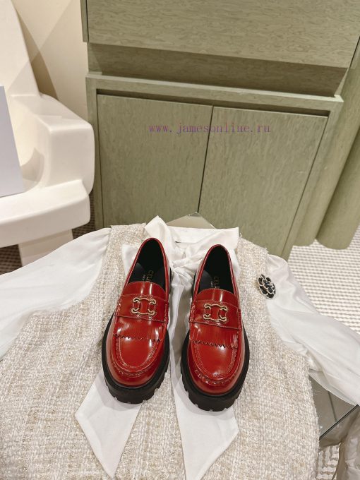 | ²⁰²4 𝐬𝐬  🤍🤎Celin Silin Thick soled Flow Su Lefu Shoes, Latest High EndThe edge bead matehilivcgu - Image 2
