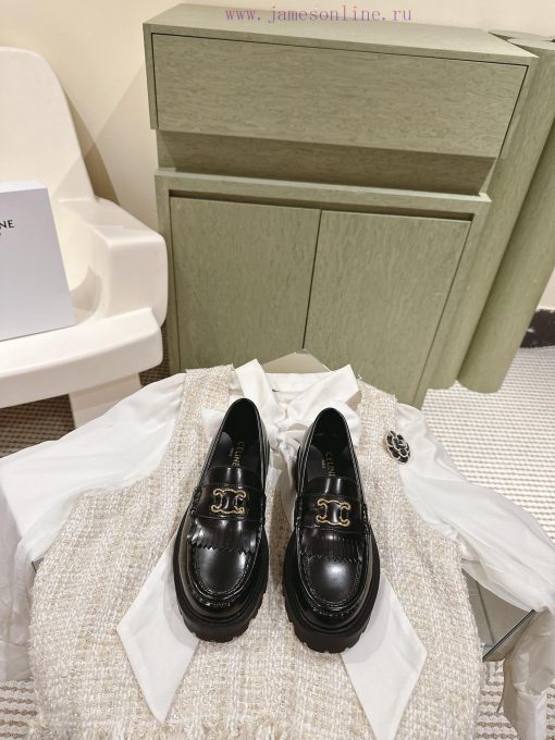 | ²⁰²4 𝐬𝐬  🤍🤎Celin Silin Thick soled Flow Su Lefu Shoes, Latest High EndThe edge bead mateq7ilee6i