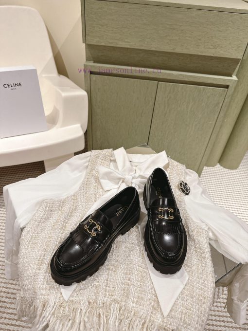 | ²⁰²4 𝐬𝐬  🤍🤎Celin Silin Thick soled Flow Su Lefu Shoes, Latest High EndThe edge bead mateq7ilee6i - Image 4