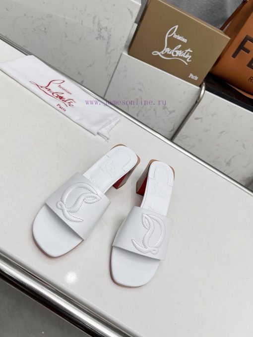 Rubber sole P280, genuine leather sole pCL/Lupoting CL MULE women's casual high-heeled slipprh3e55d2 - Image 4