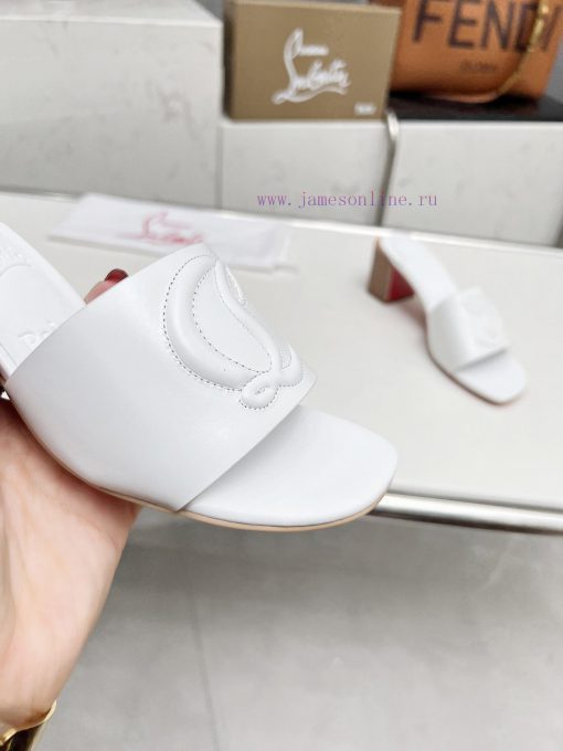 Rubber sole P280, genuine leather sole pCL/Lupoting CL MULE women's casual high-heeled slipprh3e55d2 - Image 7