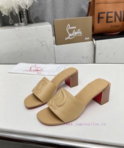 Rubber sole P280, genuine leather sole pCL/Lupoting CL MULE women's casual high-heeled slippul5ejamz