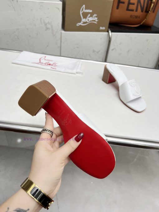 Rubber sole P280, genuine leather sole pCL/Lupoting CL MULE women's casual high-heeled slipprh3e55d2 - Image 10