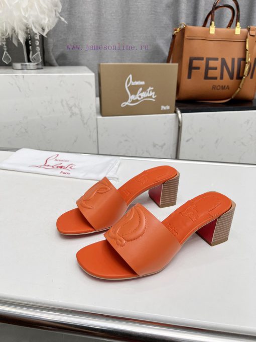 Rubber sole P280, genuine leather sole pCL/Lupoting CL MULE women's casual high-heeled slipp94dernnb - Image 2