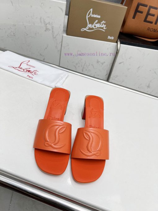 Rubber sole P280, genuine leather sole pCL/Lupoting CL MULE women's casual high-heeled slipp94dernnb - Image 3