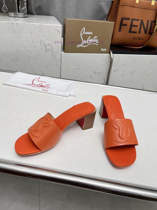 Rubber sole P280, genuine leather sole pCL/Lupoting CL MULE women's casual high-heeled slipp94dernnb - Image 4