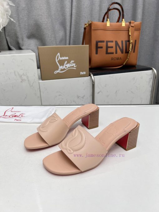 Rubber sole P280, genuine leather sole pCL/Lupoting CL MULE women's casual high-heeled slippwktfoajl - Image 2