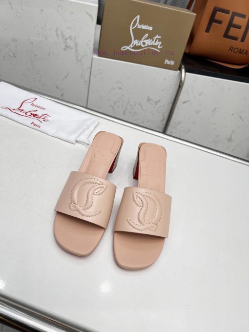 Rubber sole P280, genuine leather sole pCL/Lupoting CL MULE women's casual high-heeled slippwktfoajl - Image 3
