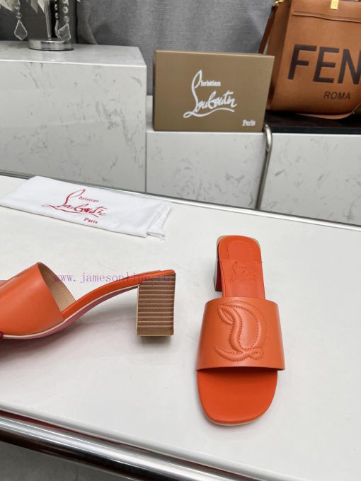 Rubber sole P280, genuine leather sole pCL/Lupoting CL MULE women's casual high-heeled slipp94dernnb - Image 10