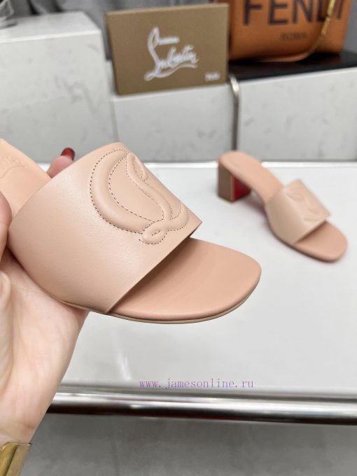 Rubber sole P280, genuine leather sole pCL/Lupoting CL MULE women's casual high-heeled slippwktfoajl - Image 9