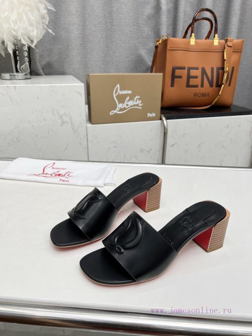 Rubber sole P280, genuine leather sole pCL/Lupoting CL MULE women's casual high-heeled slipp2eq9ye43 - Image 2