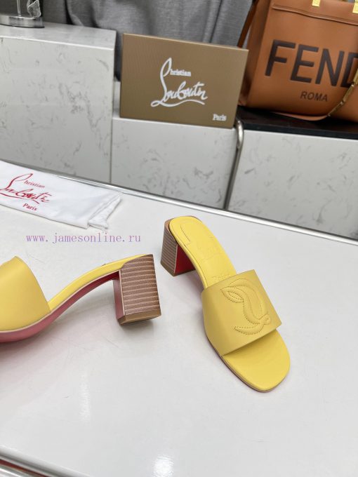 Rubber sole P280, genuine leather sole pCL/Lupoting CL MULE women's casual high-heeled slippim5k9lei - Image 8