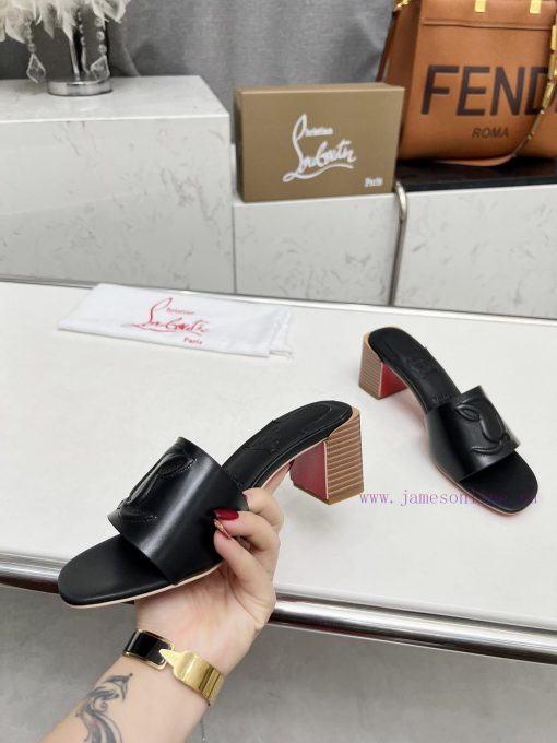 Rubber sole P280, genuine leather sole pCL/Lupoting CL MULE women's casual high-heeled slipp2eq9ye43 - Image 7