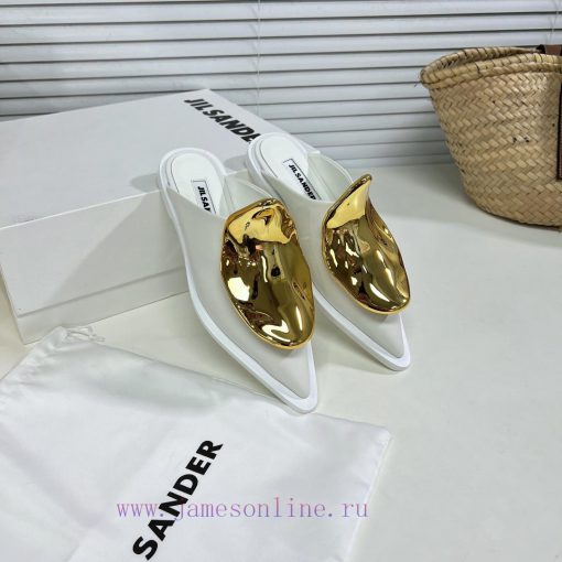 Jil Sander's new spring and summer cat heel pointed single shoes have a strong sense of luxu7pdatrwj - Image 3